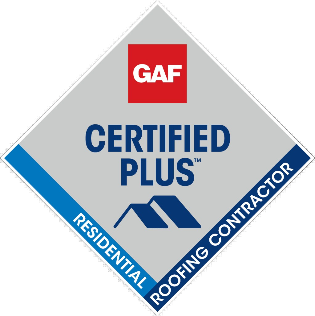 GAF Certified Plus Residential Roofing Contractor